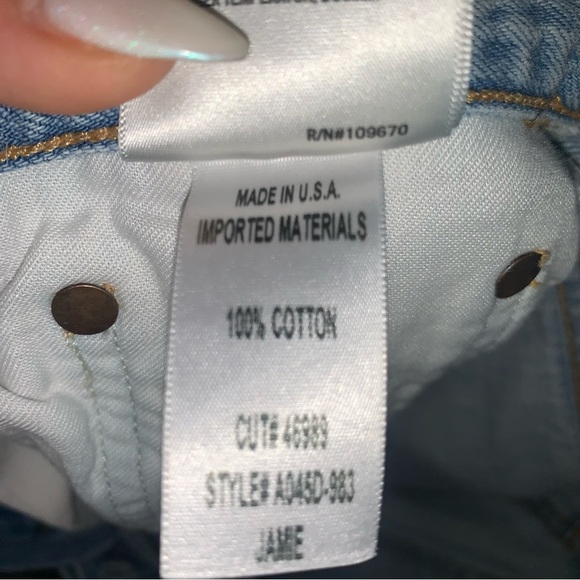 Agolde Jamie High Rise Classic in Shakedown size 27 - Picture 12 of 16